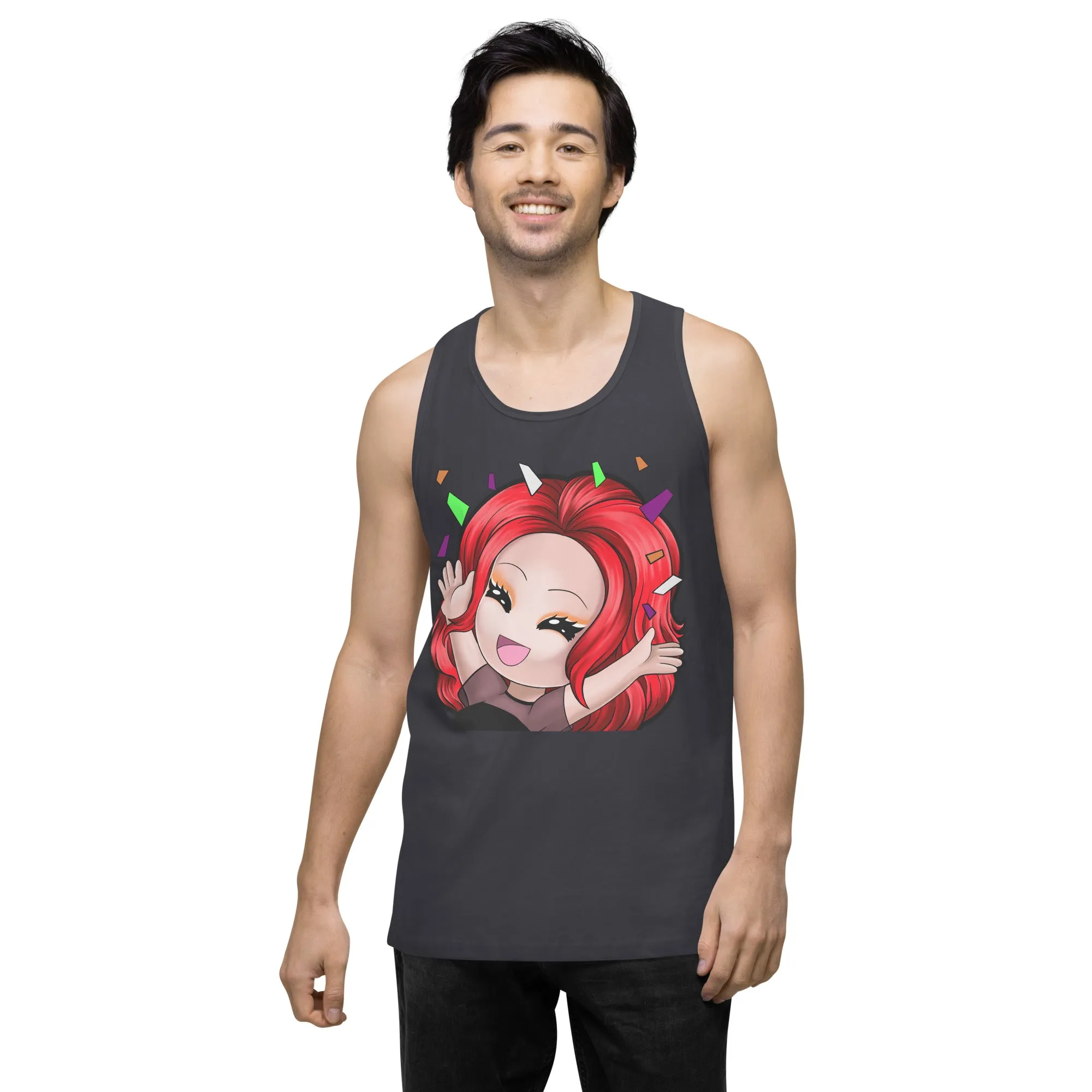 Mizz Ladasha CheerFull Men’s premium tank top