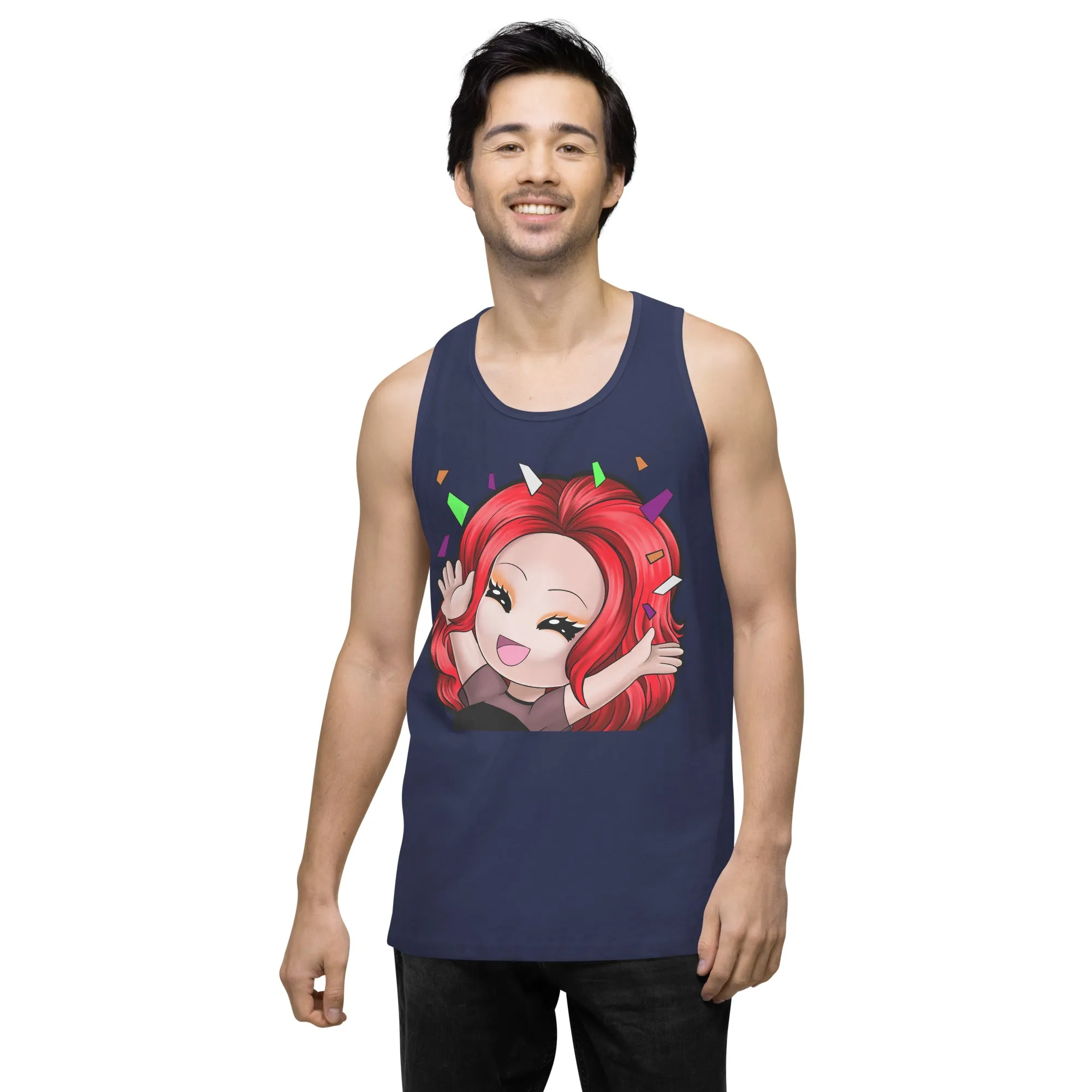 Mizz Ladasha CheerFull Men’s premium tank top