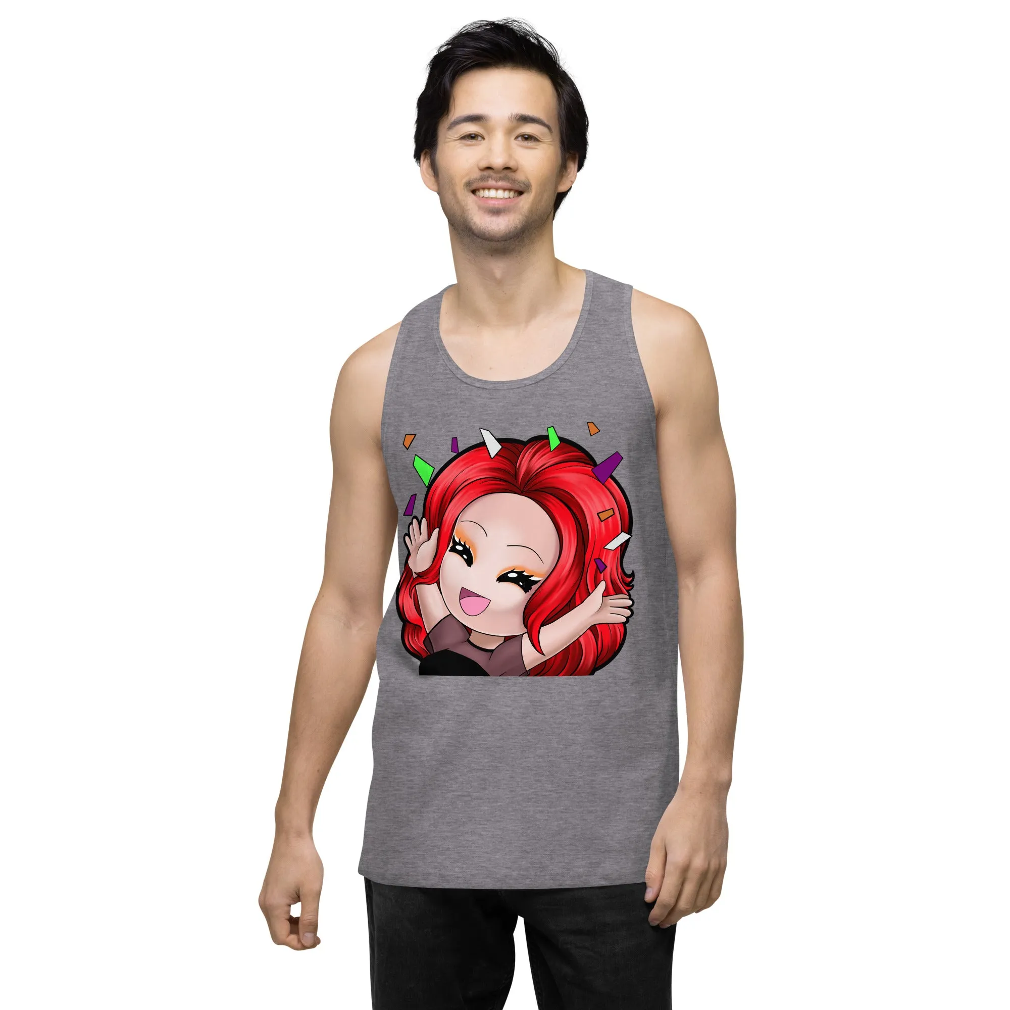 Mizz Ladasha CheerFull Men’s premium tank top
