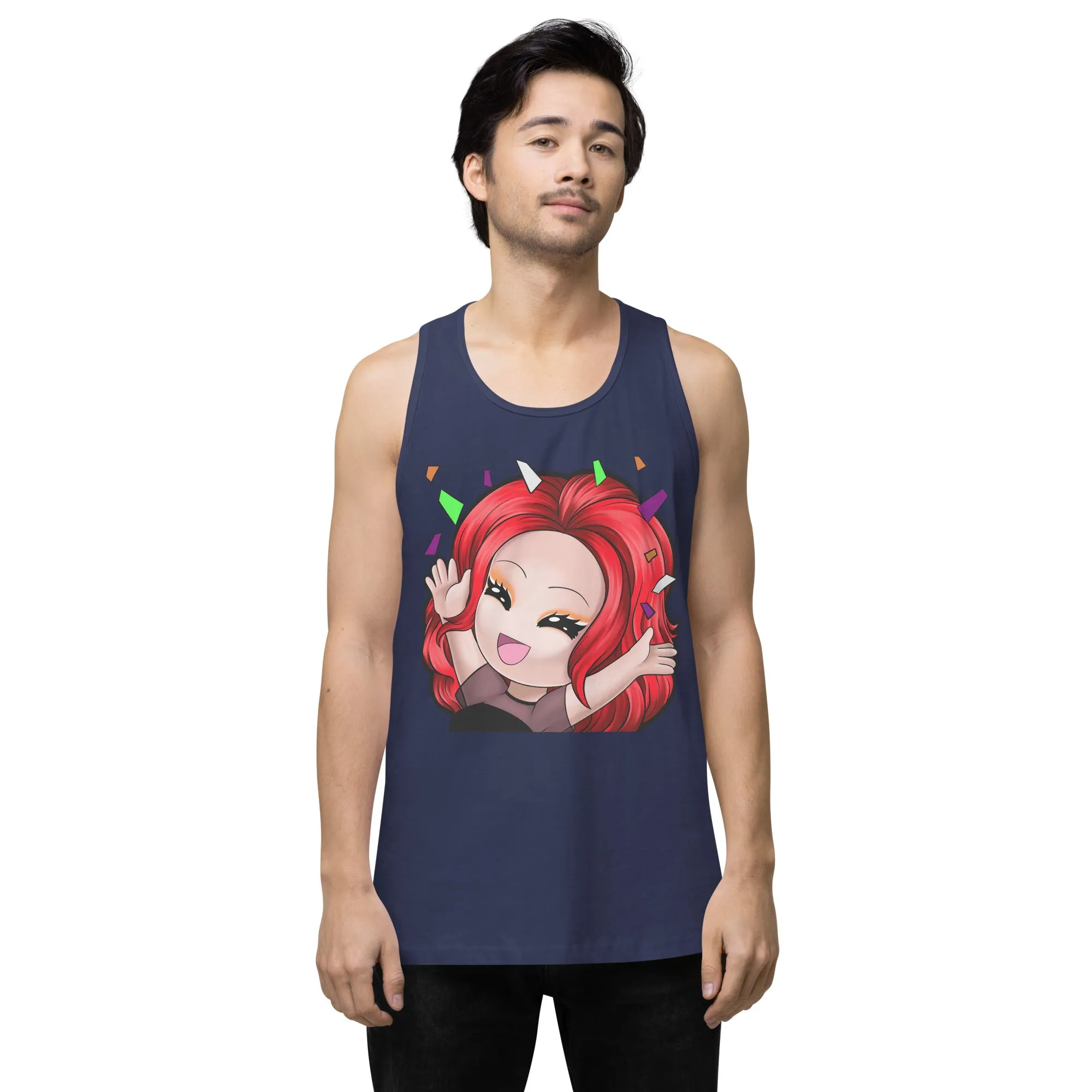 Mizz Ladasha CheerFull Men’s premium tank top