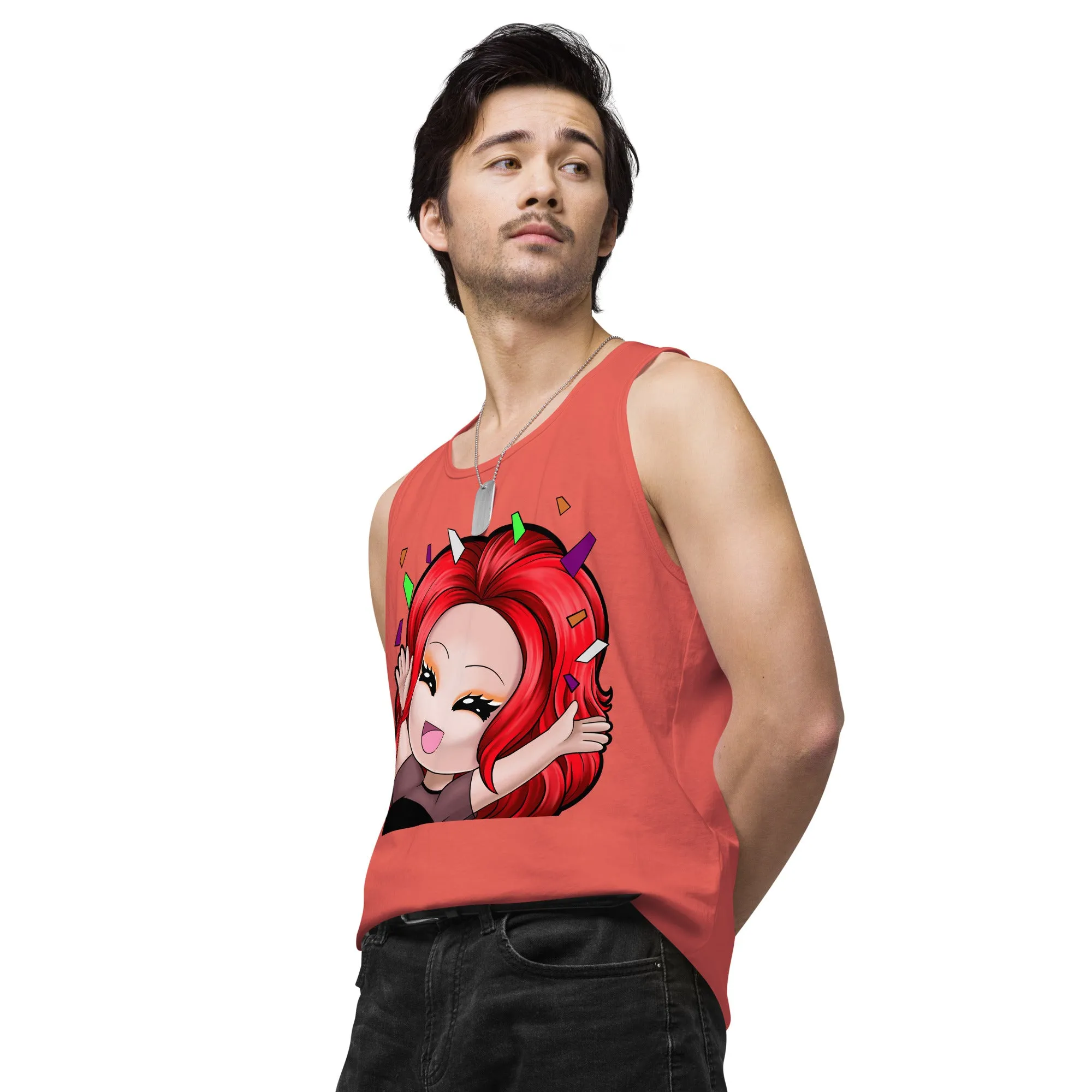 Mizz Ladasha CheerFull Men’s premium tank top