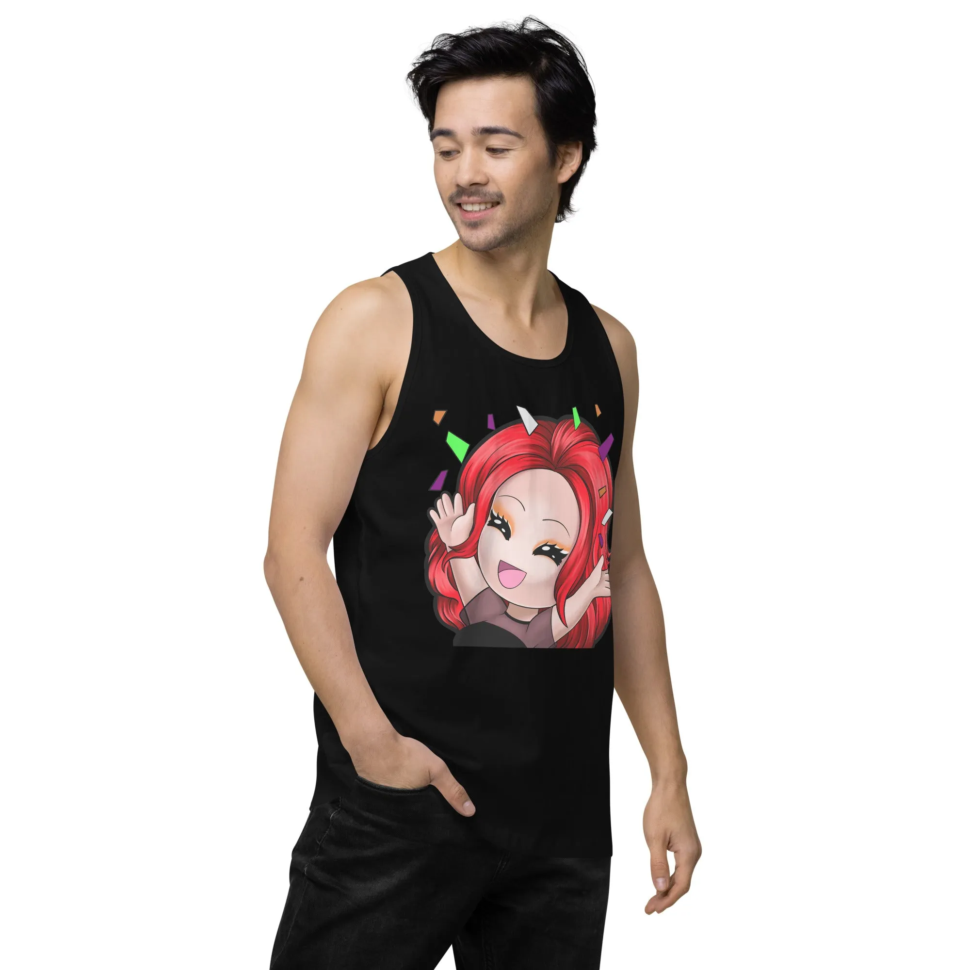 Mizz Ladasha CheerFull Men’s premium tank top