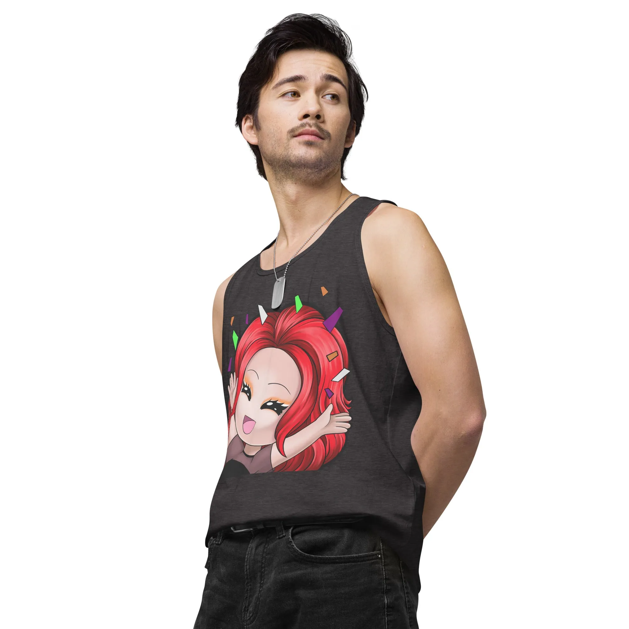 Mizz Ladasha CheerFull Men’s premium tank top