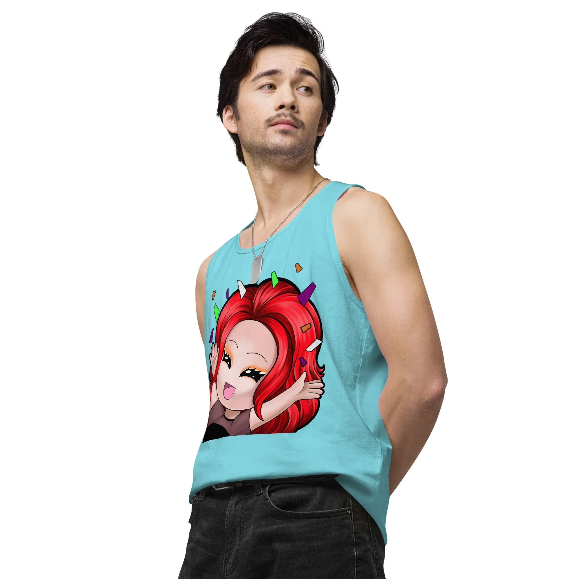 Mizz Ladasha CheerFull Men’s premium tank top
