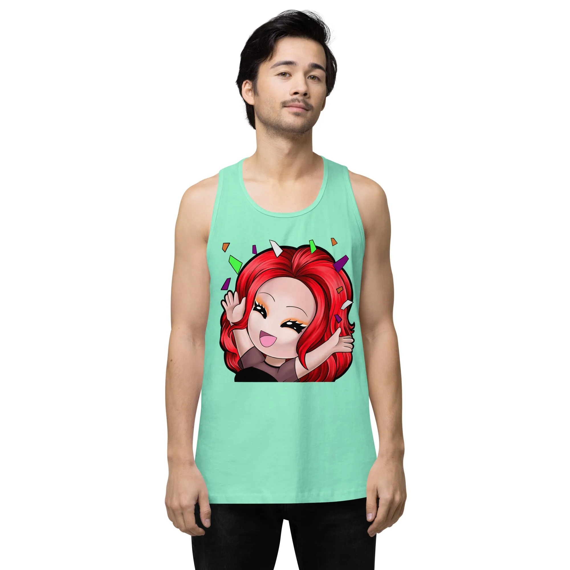 Mizz Ladasha CheerFull Men’s premium tank top