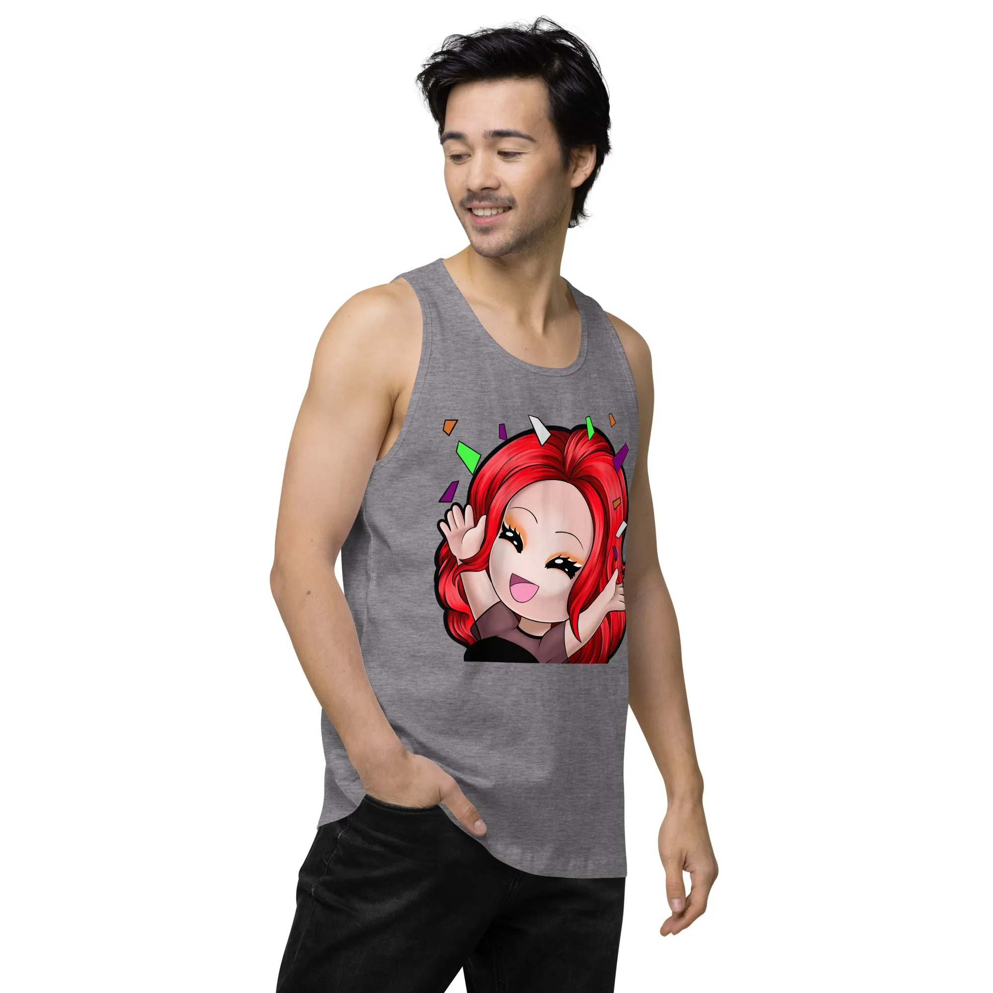 Mizz Ladasha CheerFull Men’s premium tank top