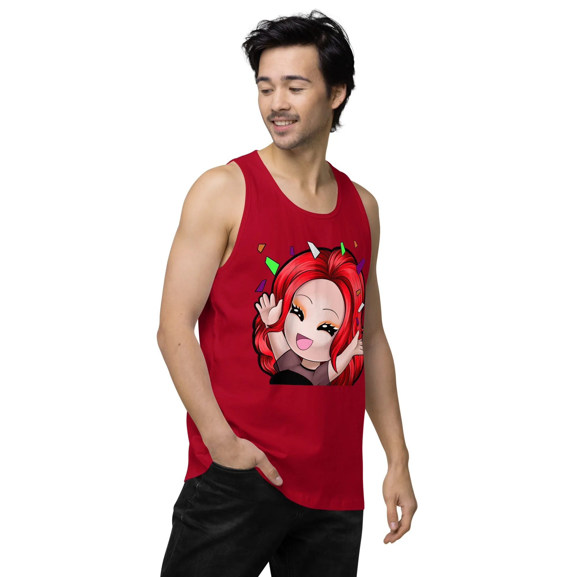 Mizz Ladasha CheerFull Men’s premium tank top
