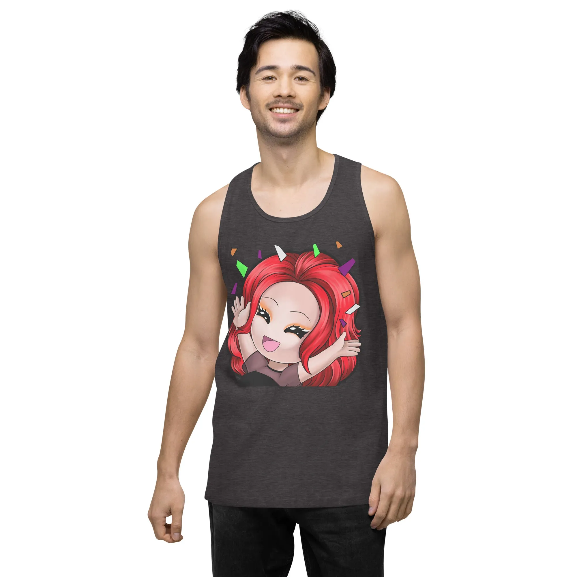 Mizz Ladasha CheerFull Men’s premium tank top