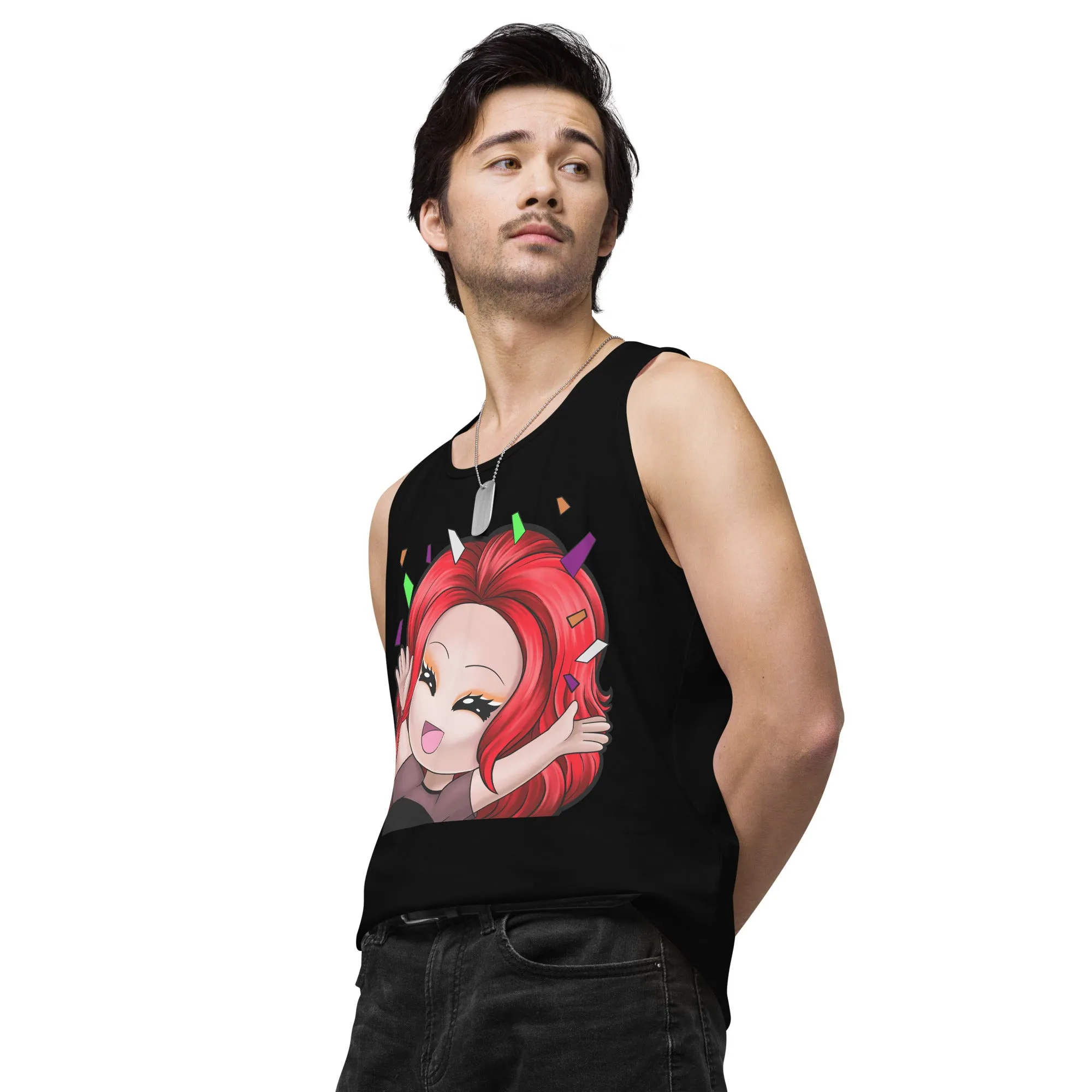 Mizz Ladasha CheerFull Men’s premium tank top