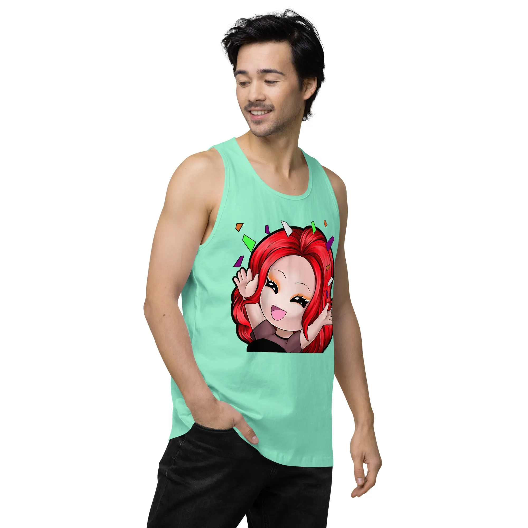 Mizz Ladasha CheerFull Men’s premium tank top