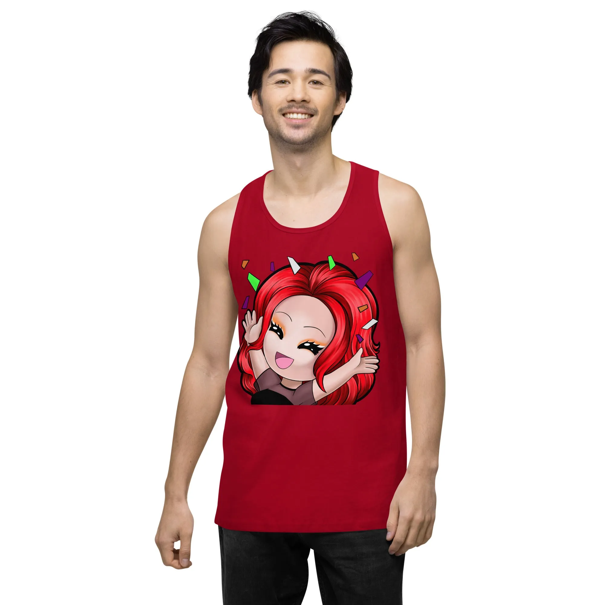 Mizz Ladasha CheerFull Men’s premium tank top