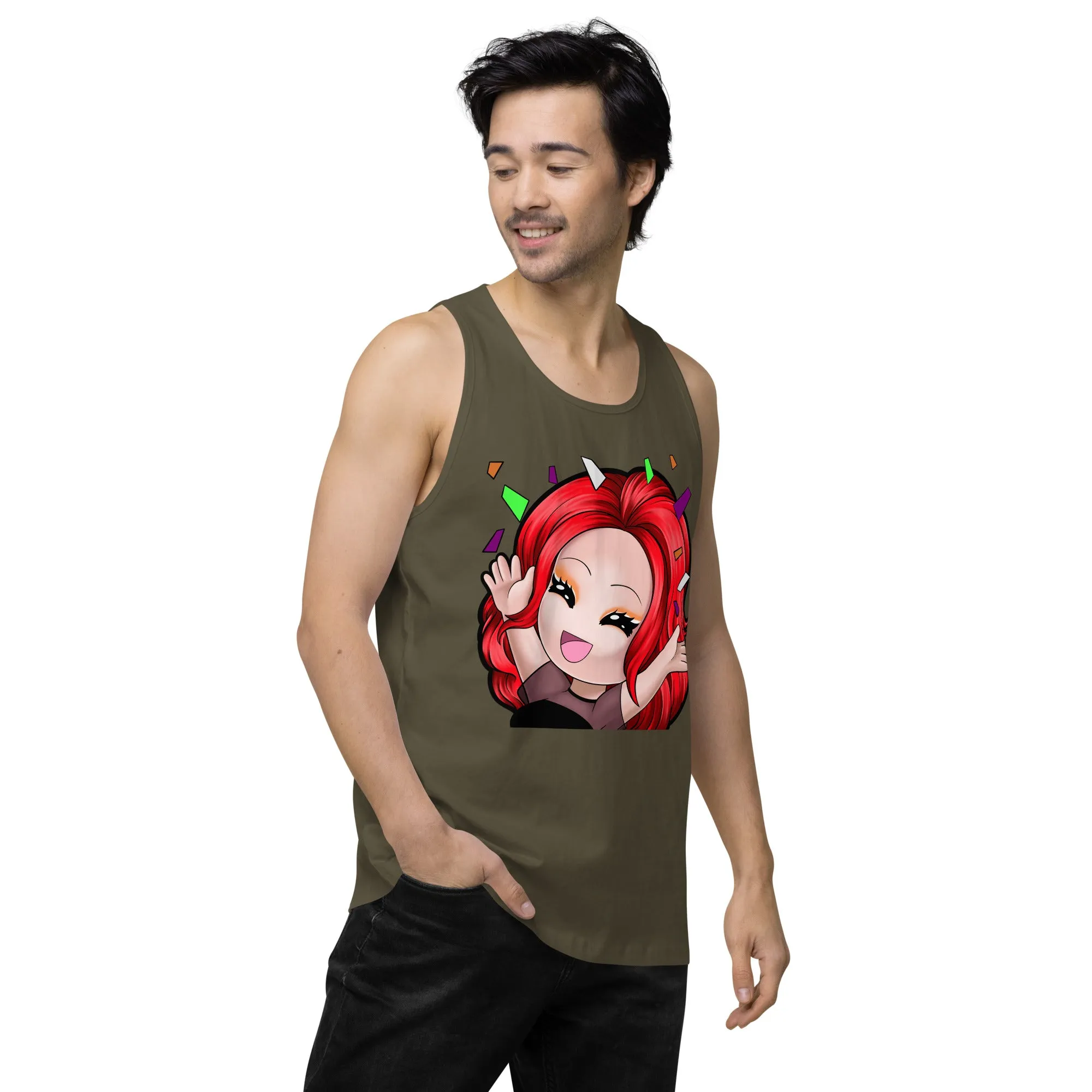 Mizz Ladasha CheerFull Men’s premium tank top