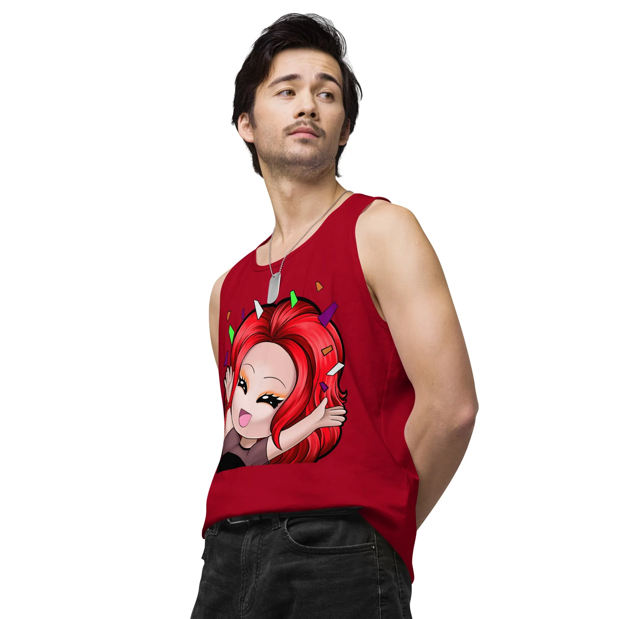 Mizz Ladasha CheerFull Men’s premium tank top
