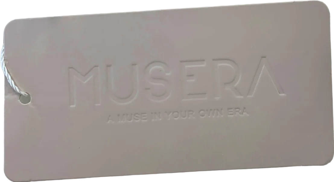 Musera White Smocked Crop Top UK M