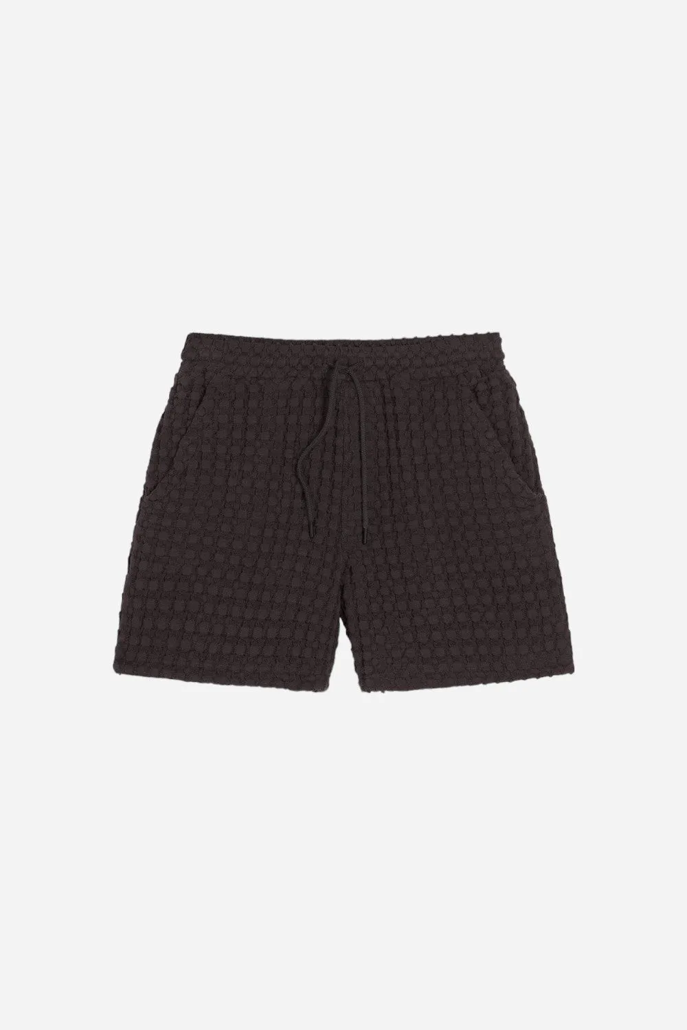 OAS Nearly Black Porto Waffle Short