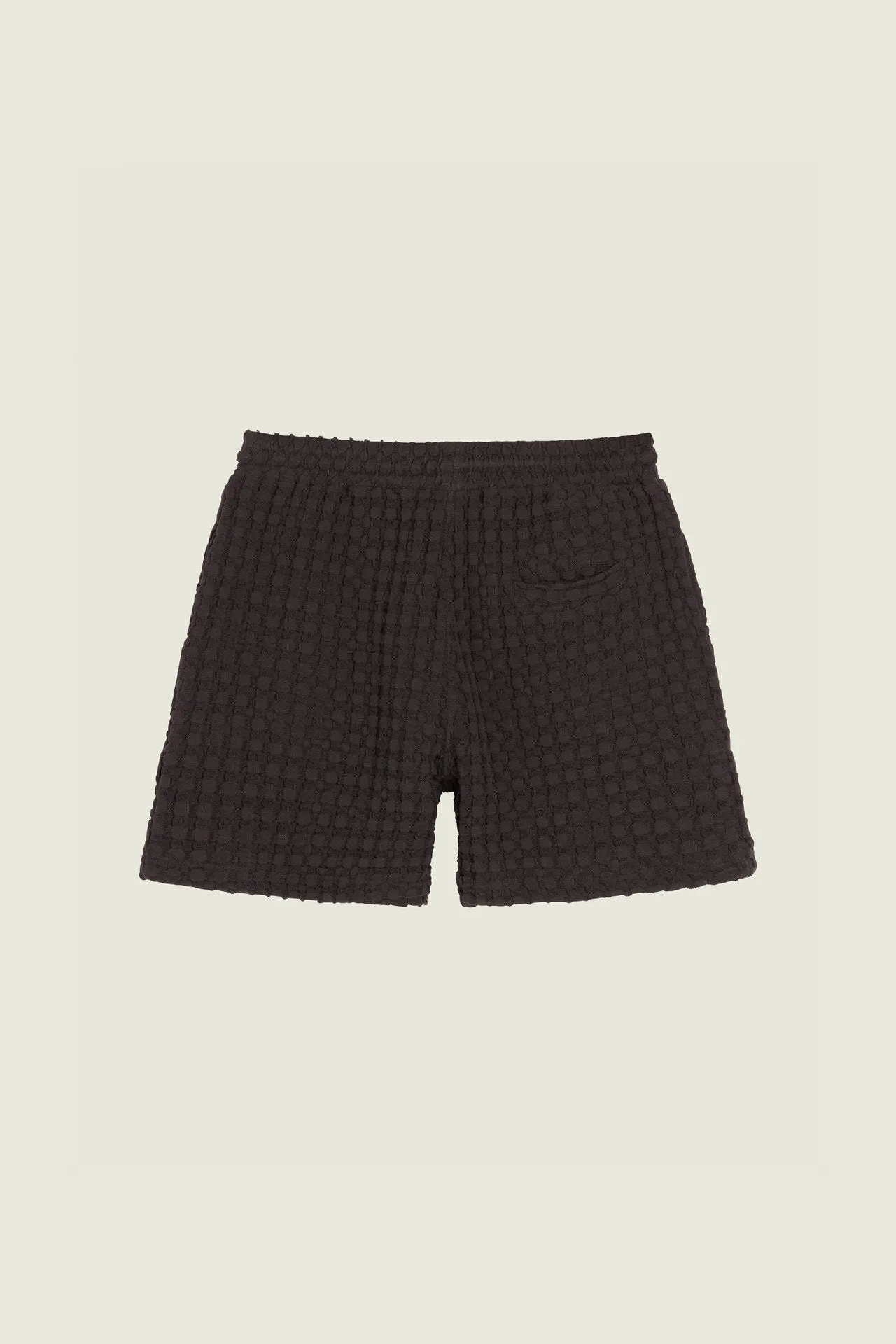 OAS Nearly Black Porto Waffle Short