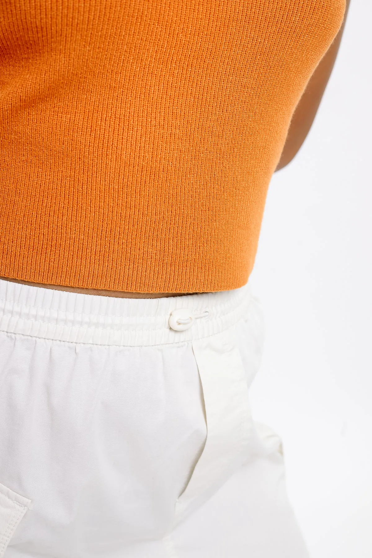 Orange Crop Tank Top