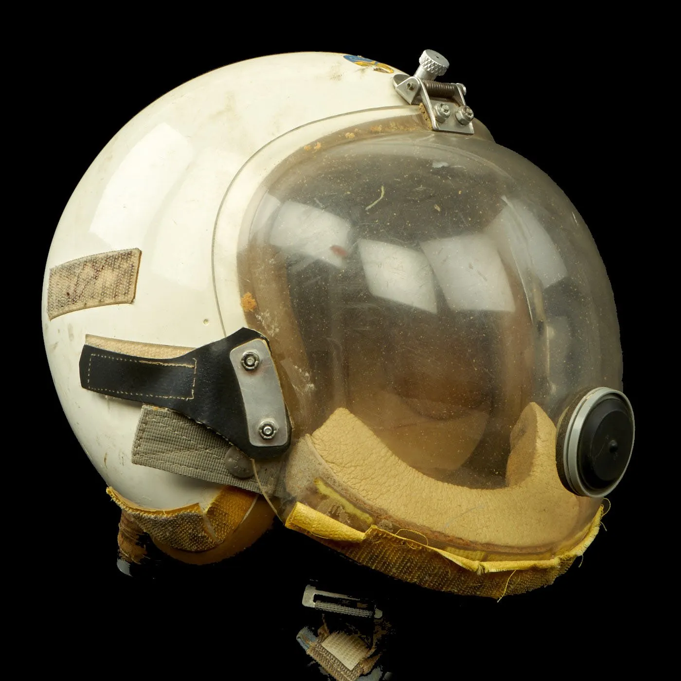 Original U.S. Air Force 1960s Rocket Fuel Handler Helmet