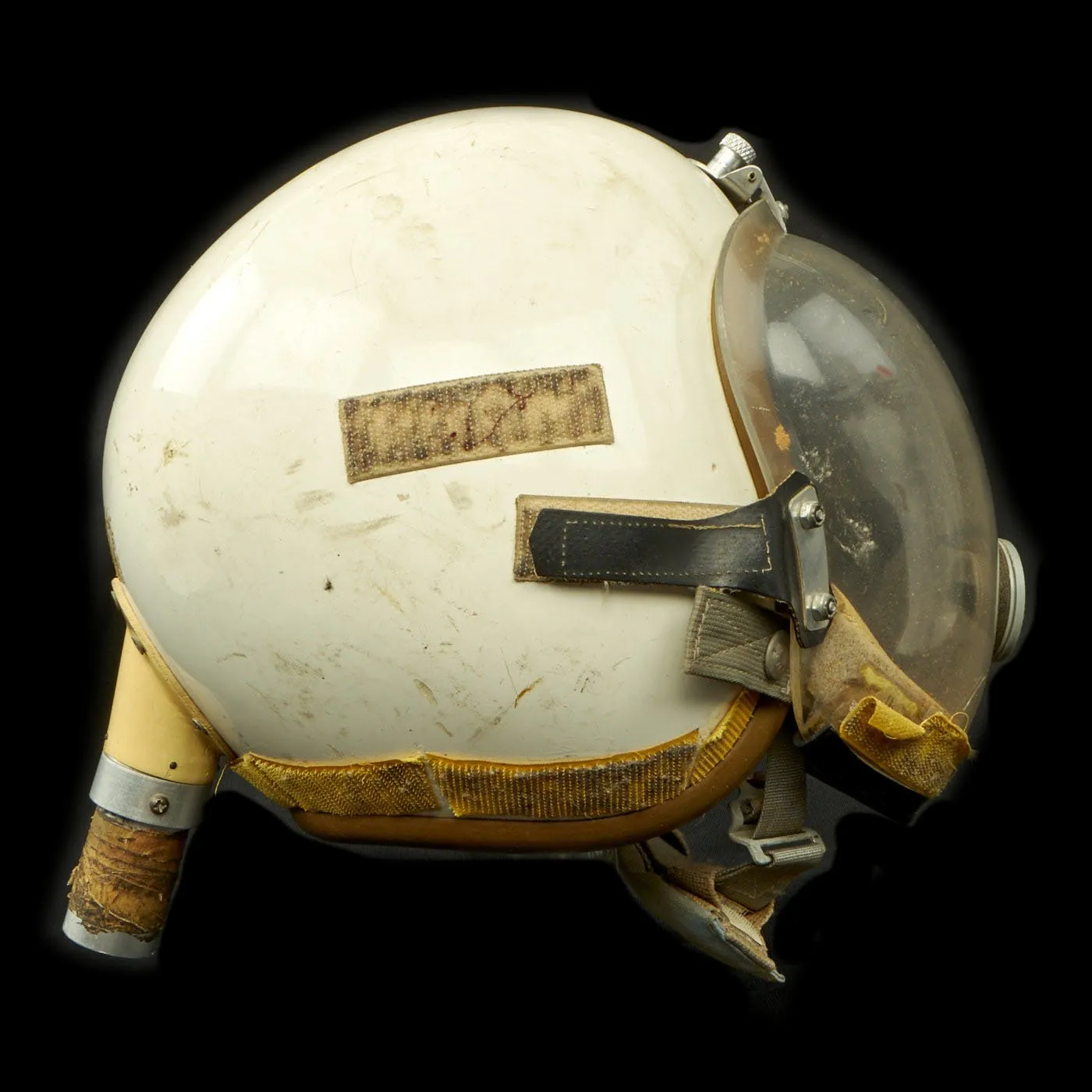 Original U.S. Air Force 1960s Rocket Fuel Handler Helmet