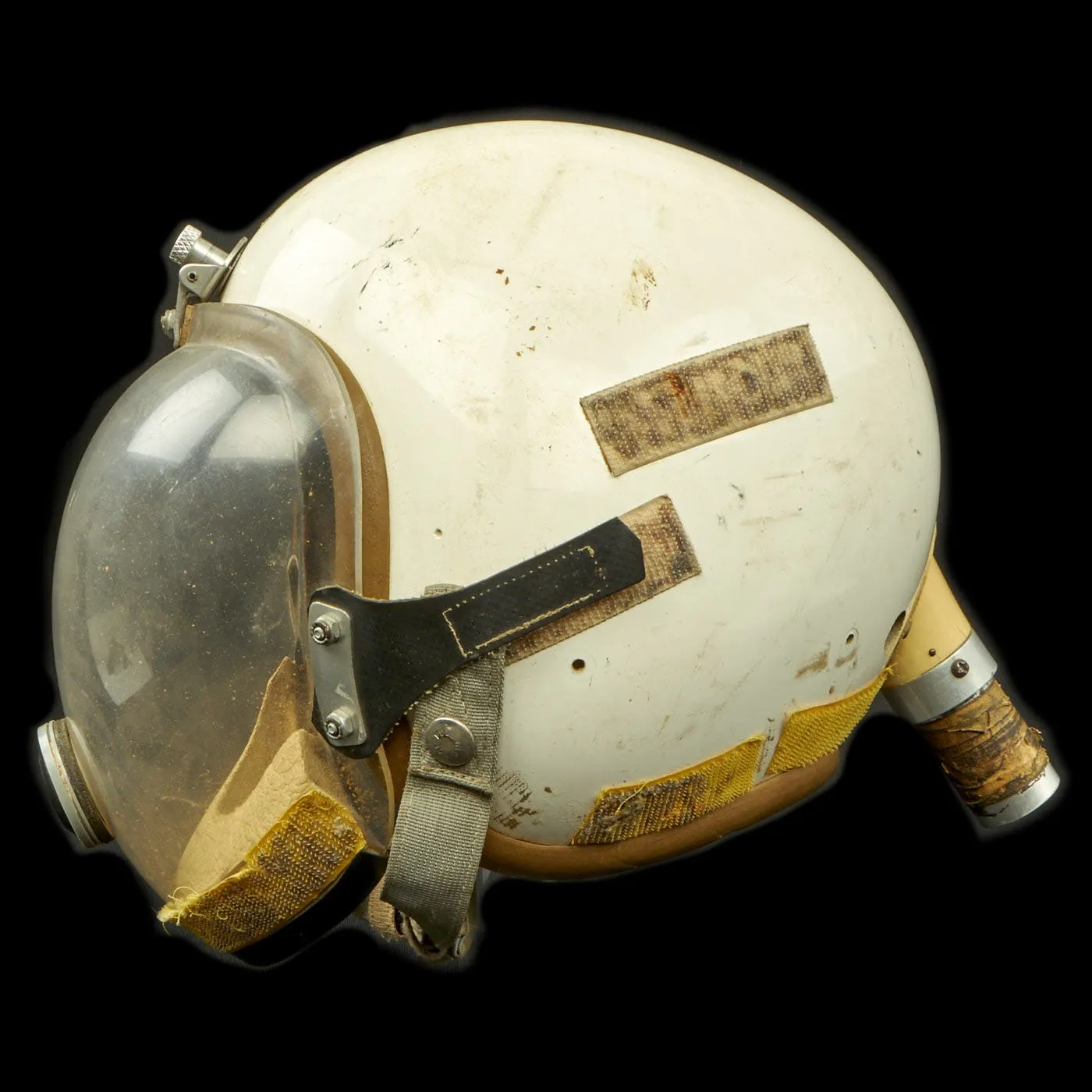 Original U.S. Air Force 1960s Rocket Fuel Handler Helmet
