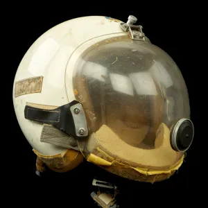 Original U.S. Air Force 1960s Rocket Fuel Handler Helmet
