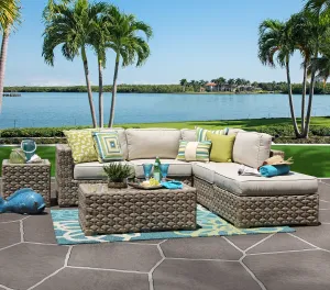 Presidio 5 Piece Outdoor Sectional