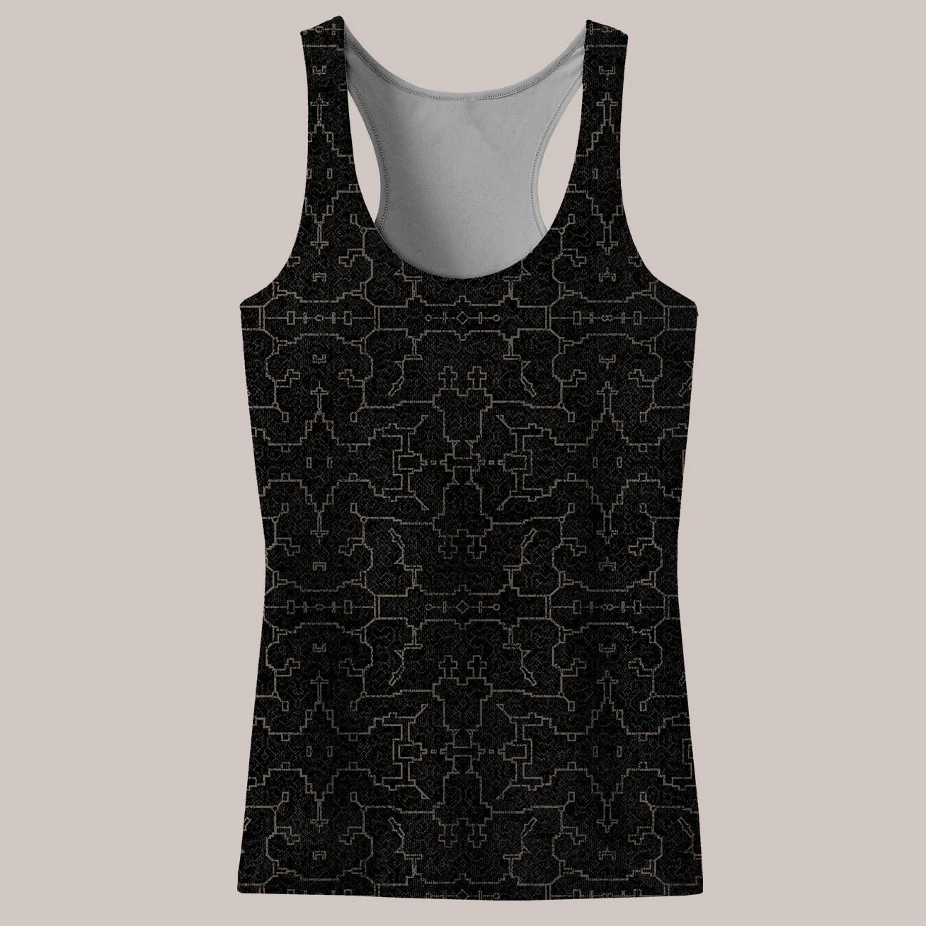 Psychedelic Tank Top (UV/RGB, Eco-Friendly, Womens, Racerback) | KENE
