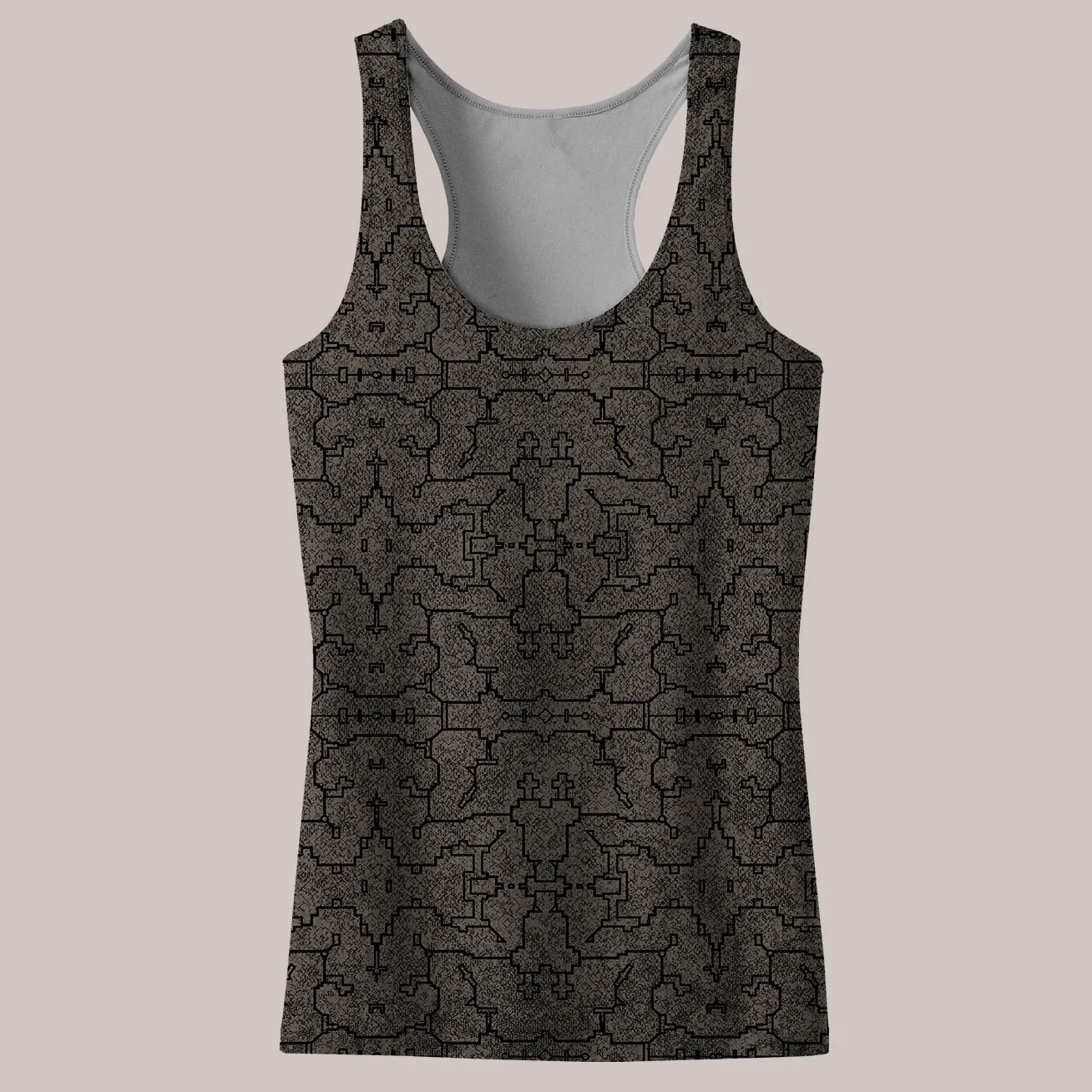 Psychedelic Tank Top (UV/RGB, Eco-Friendly, Womens, Racerback) | KENE