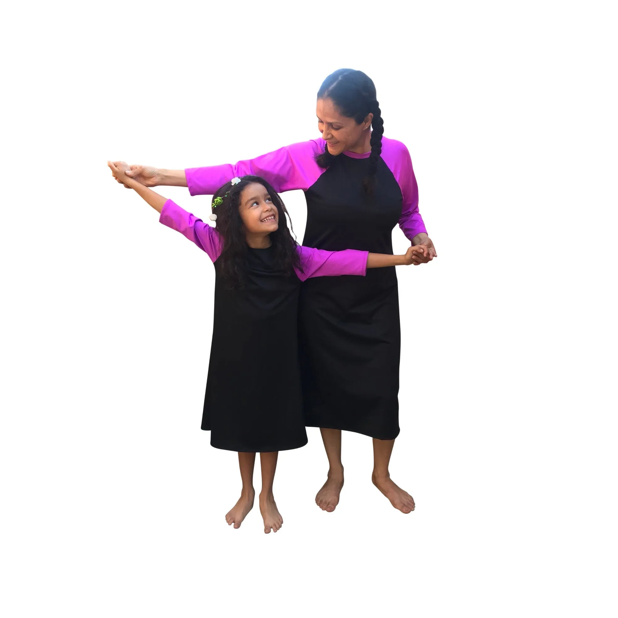 Purple Modest Swimwear Girls, Girls Swim Dress, Burkini, Tznius Swim,  Swim Dress Full Cover Sun Protection UV 50  Modest Swimwear Swimsuit