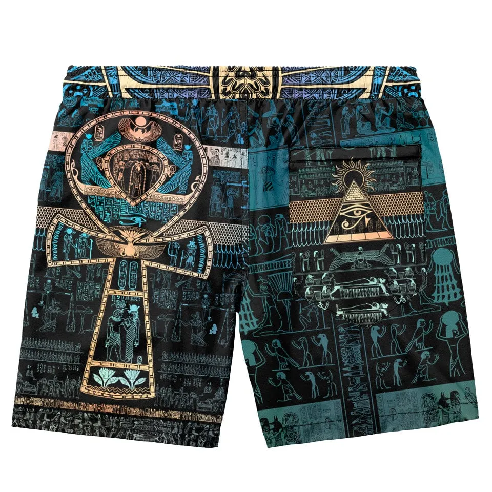 Queen Aset Swim Trunks