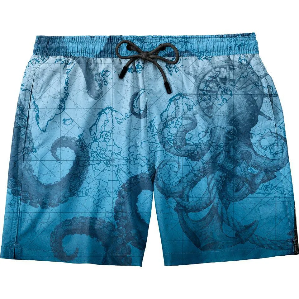 Sea Beast Swim Trunks