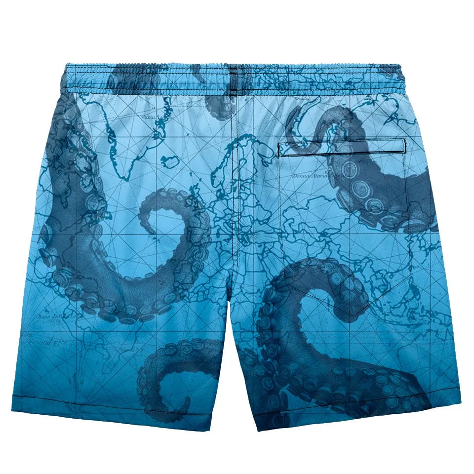 Sea Beast Swim Trunks