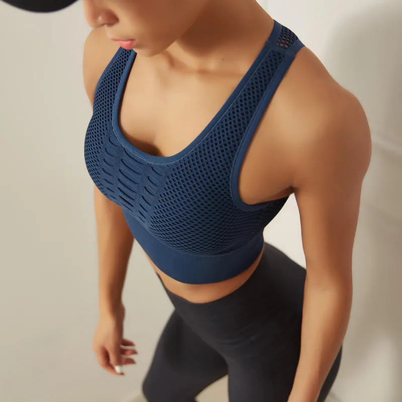 Seamless Push Up Fitness Bra/ Sports Bra