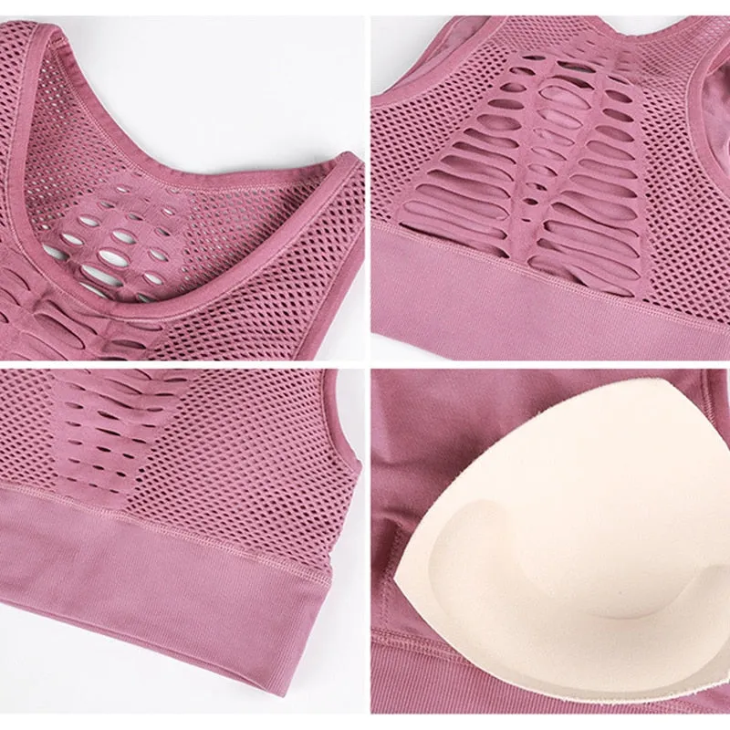 Seamless Push Up Fitness Bra/ Sports Bra