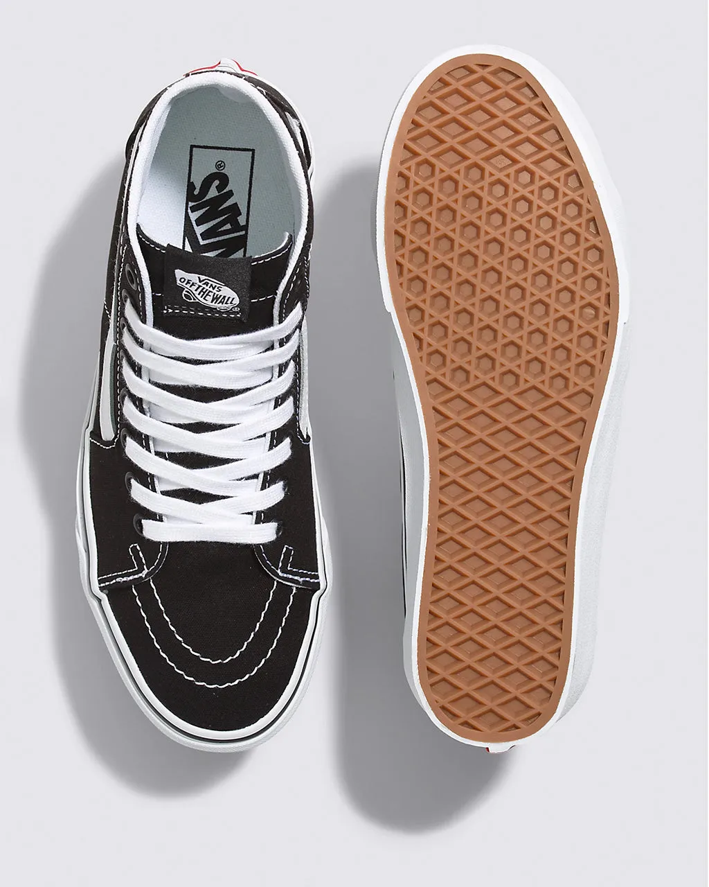 Sk8-Hi Tapered Sneaker - Black   True White