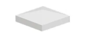 Slimline tapered cap for Semi privacy Hamptons fence post