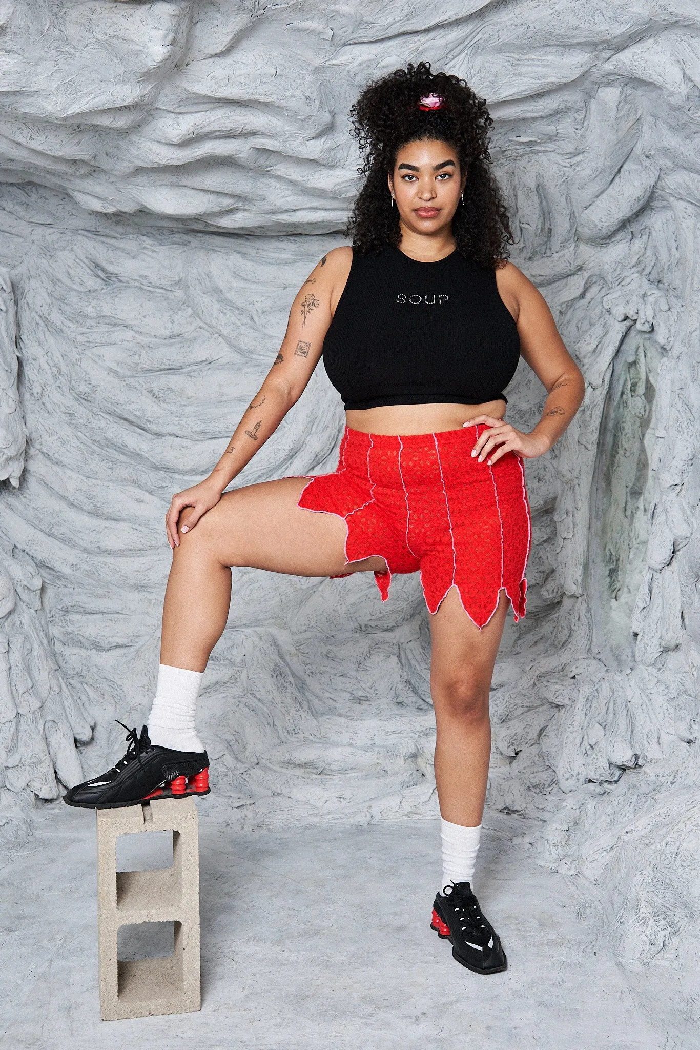 SOUP Tencel Rib Tank black