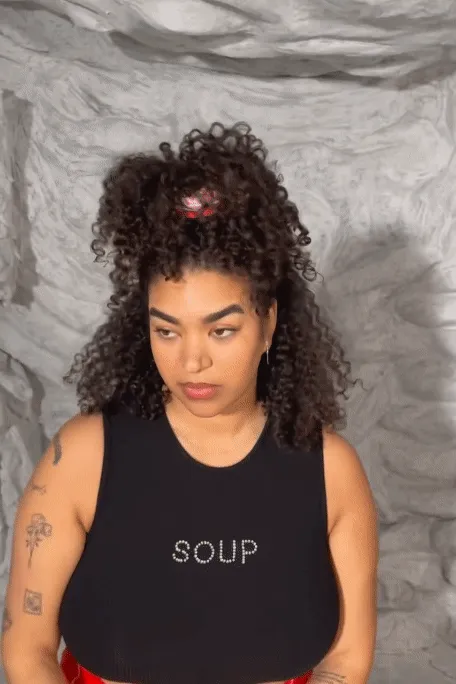 SOUP Tencel Rib Tank black