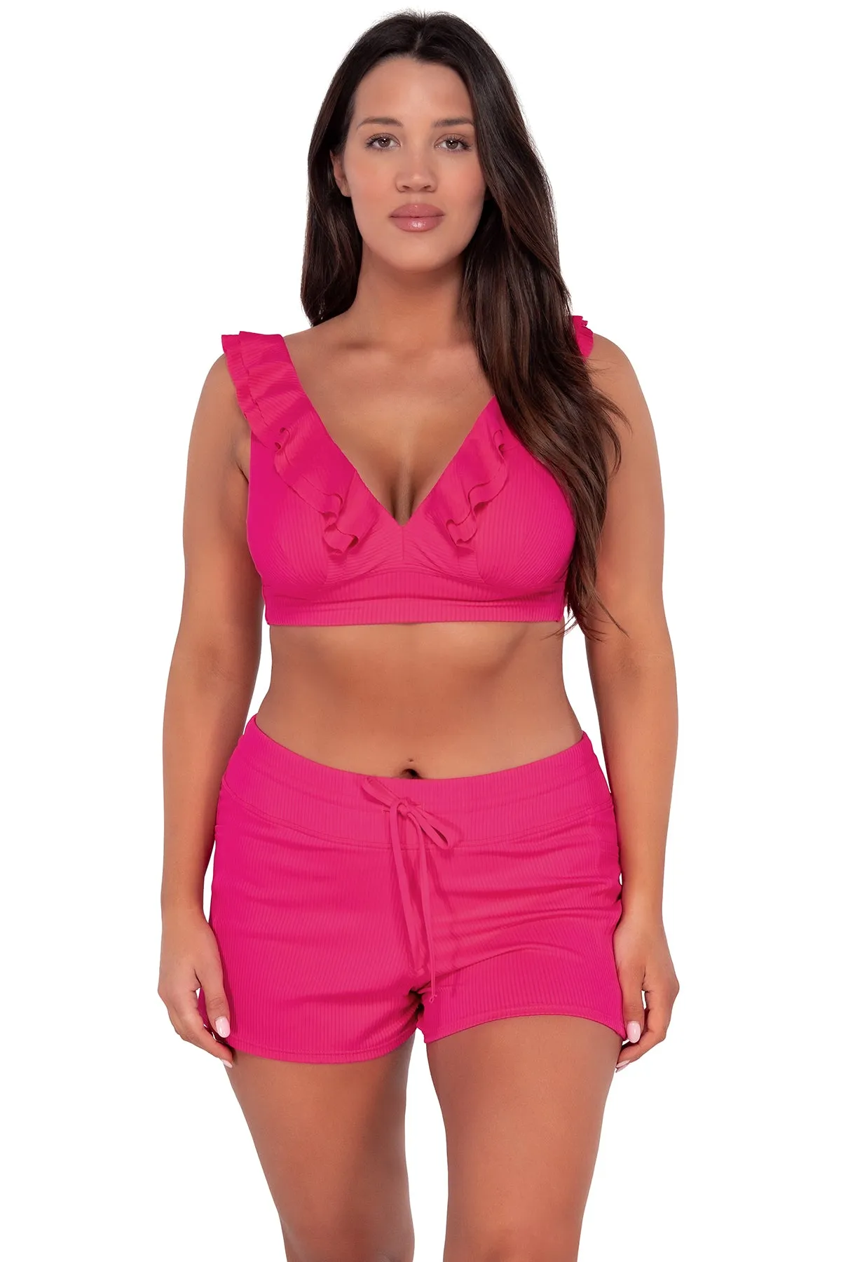 Sunsets Begonia Sandbar Rib Willa Wireless Top