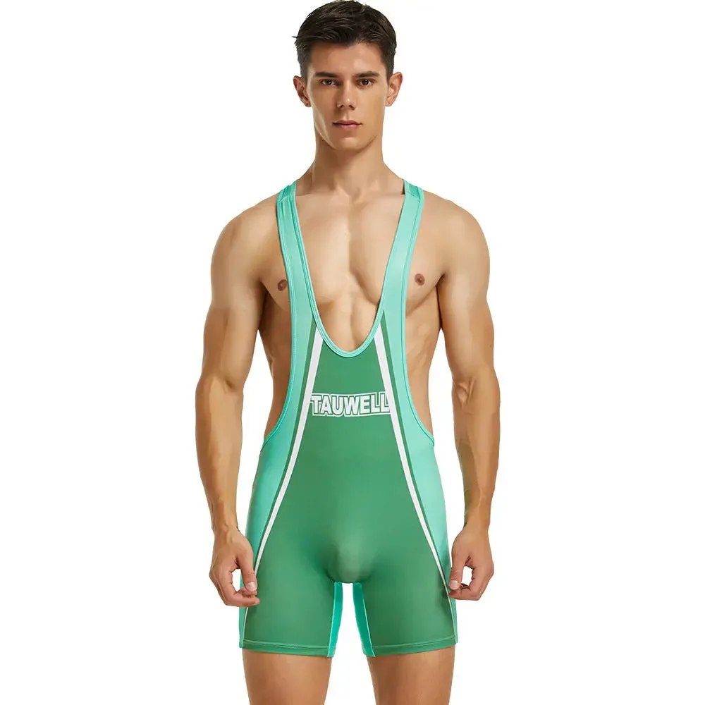 TAUWELL Mens Swimwear Bodysuit