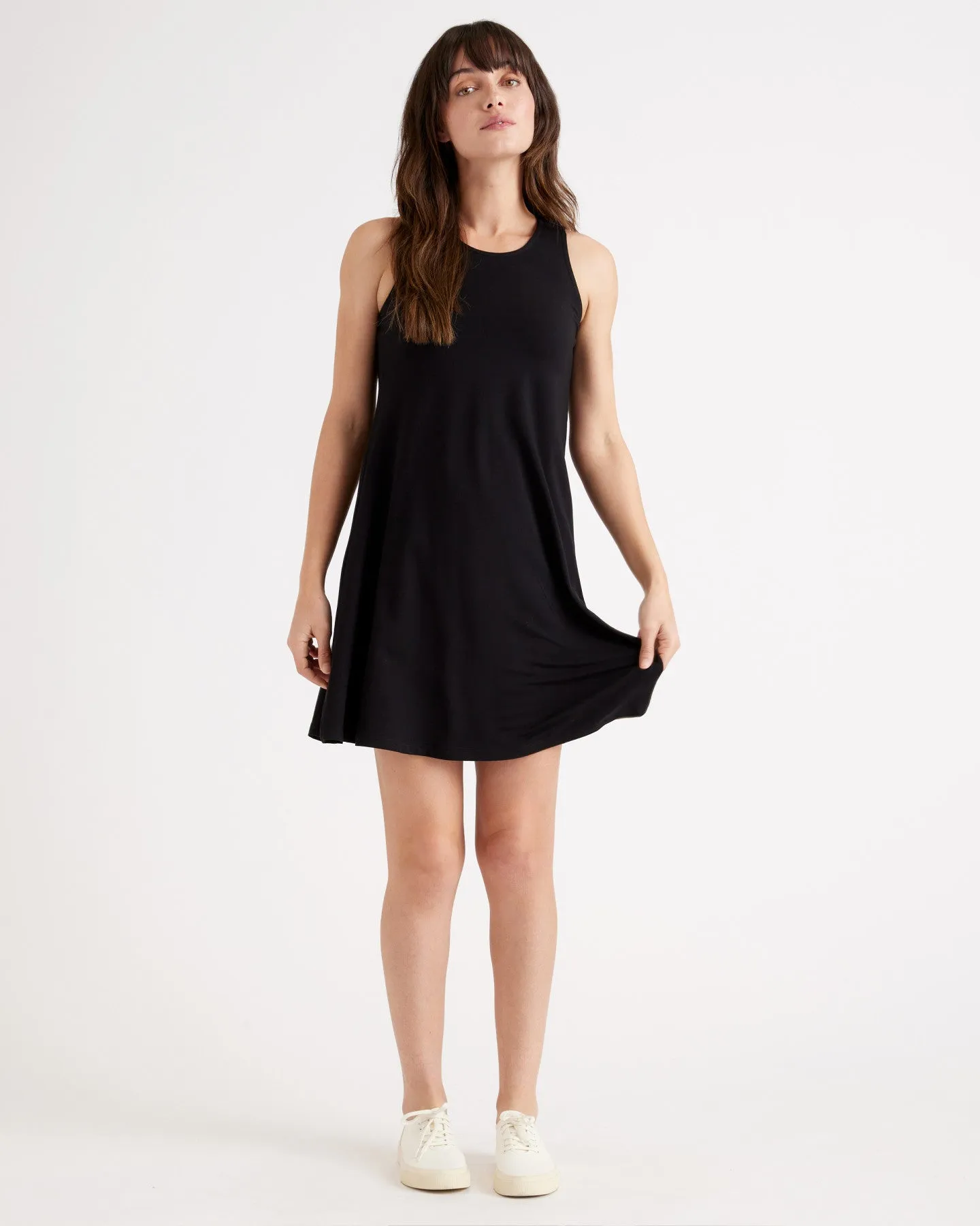 Tencel Jersey Mini Swing Dress
