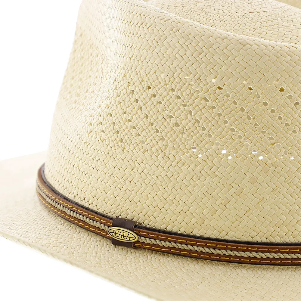 The Seton - Scala P221 Natural Panama Outback Hat