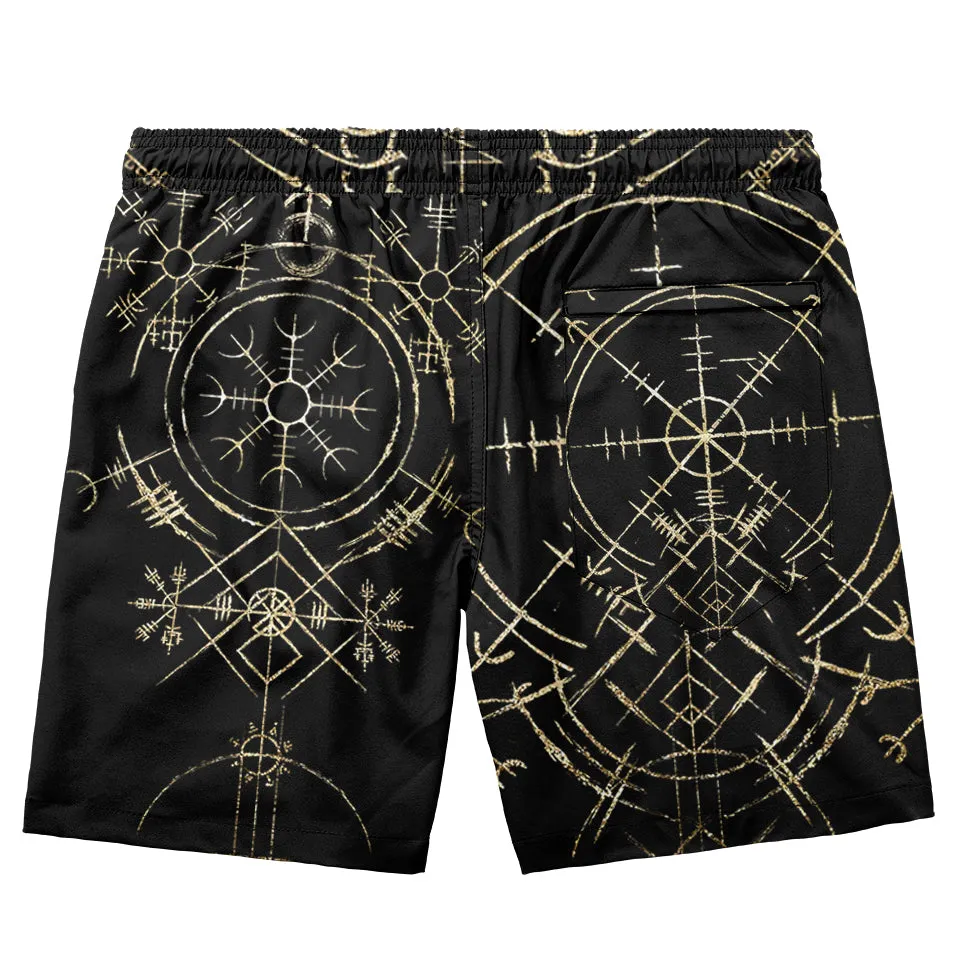 The Stave Swim Trunks - Gold