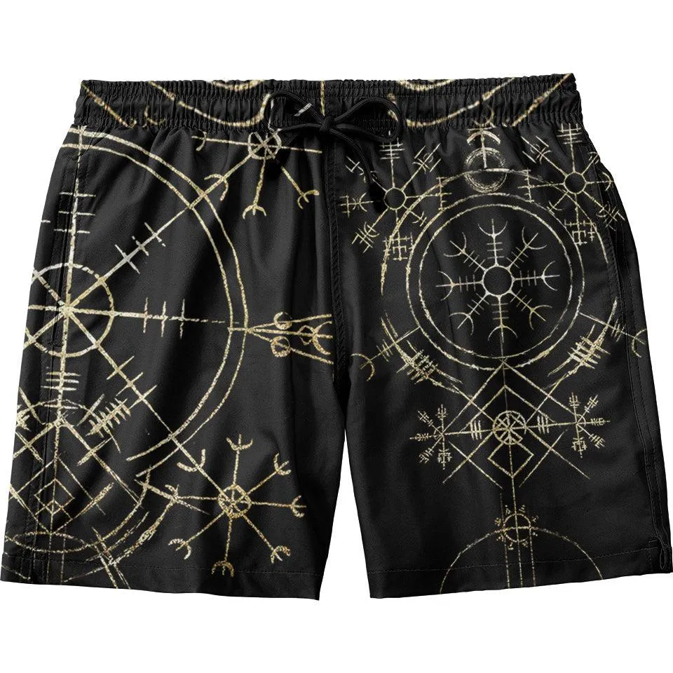 The Stave Swim Trunks - Gold