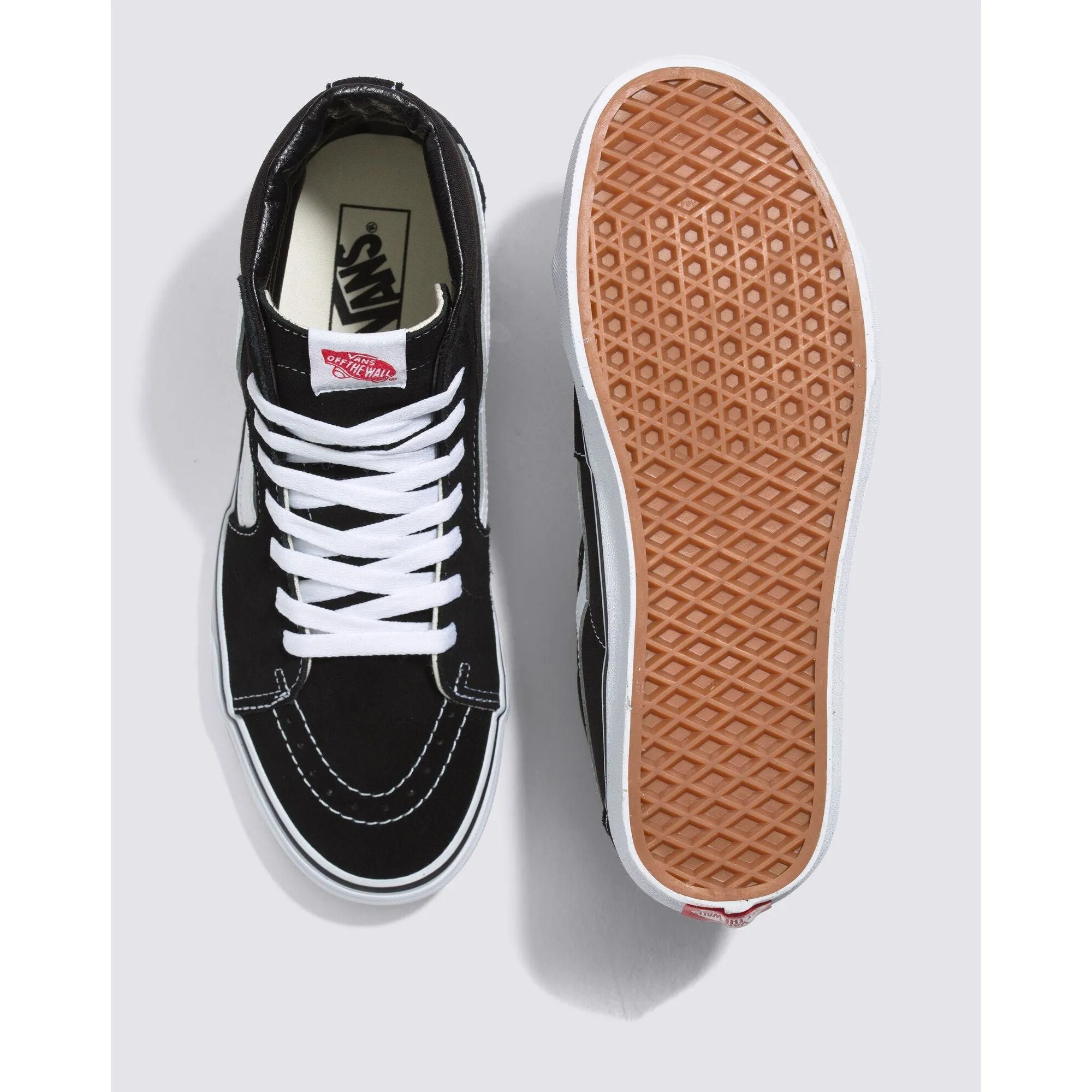 Vans Sk8-Hi Shoe in Black Black White