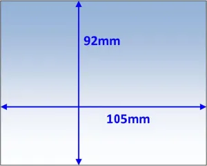WELDCLASS LENS-INNER 105X92MM PROMAX 500 - WC-05322