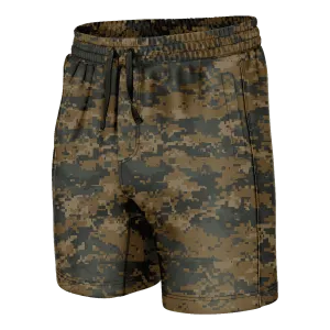 Woodland Digital Camo Swim Trunks